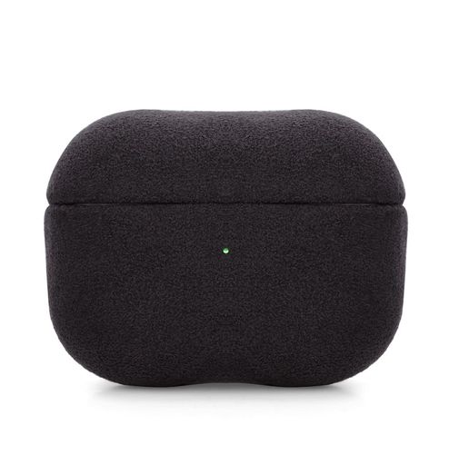 Чохол Alcantara Case for Apple for AirPods 4 з карабіном (black)