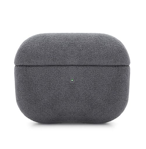 Чохол Alcantara Case for Apple for AirPods 4 з карабіном (grey)