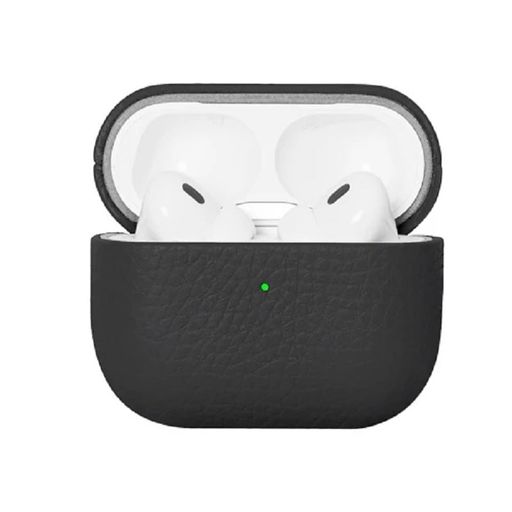 Чохол Leather Croco AirPods 4 (black)