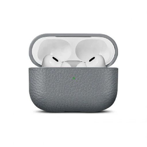Чохол Leather Croco AirPods 4 (grey)
