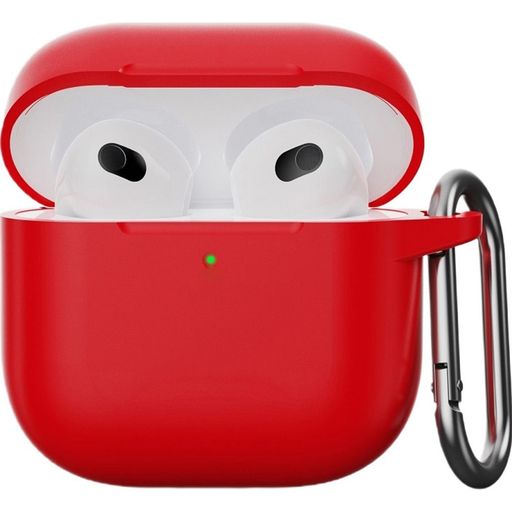 Чохол для AirPods 4 Case (з карабіном), Red