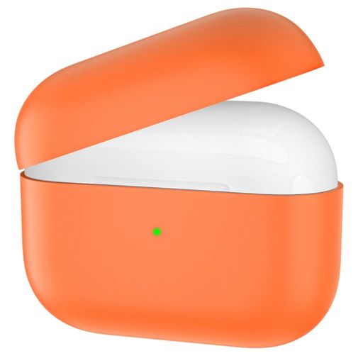 Чохол Airpods Pro silicone case apricot