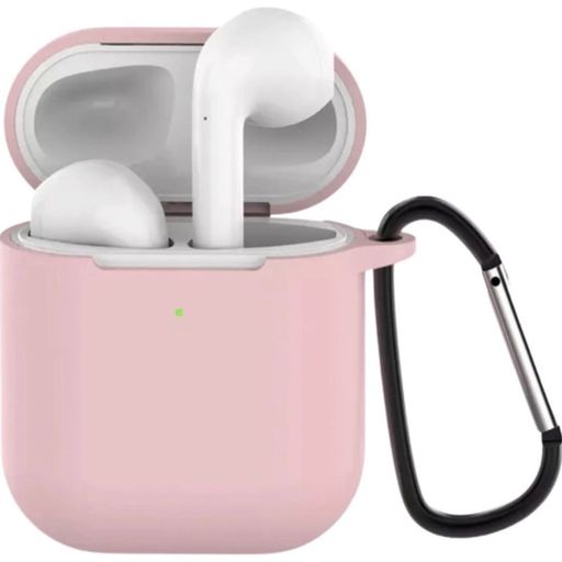 Чохол Silicone case Full AirPods 1/2 light pink