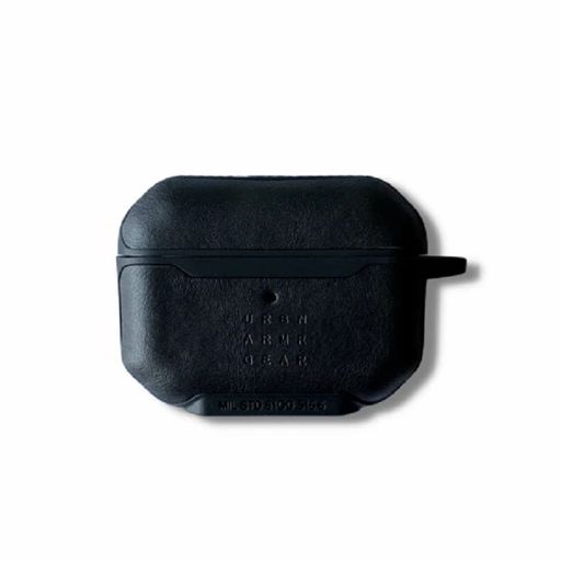 Чохол Leather Case UAG for Apple for AirPods Pro 2 з карабіном (black)