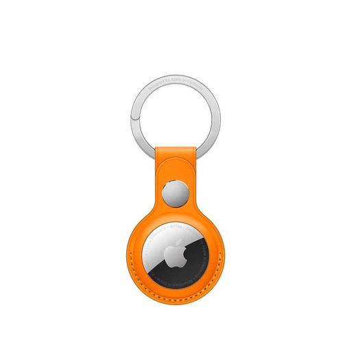 Чохол для AirTag Leather Key Ring, Orange