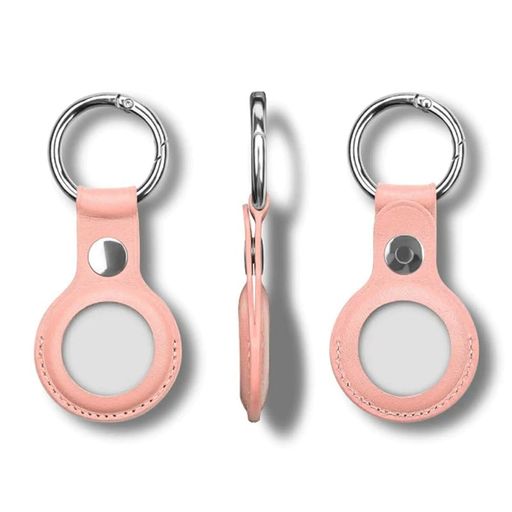 Чохол для AirTag Leather Key Ring, Pink