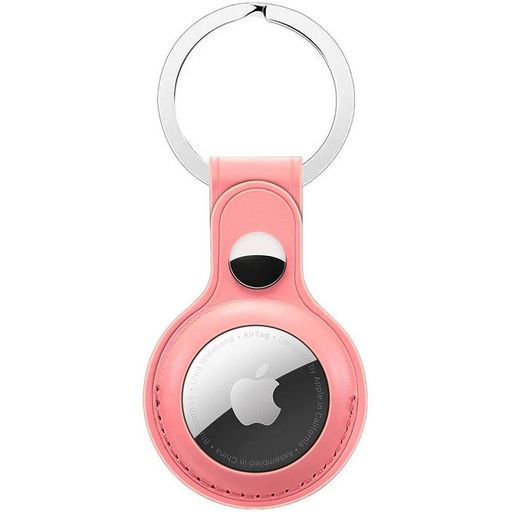Чохол для AirTag Leather Key Ring, Pink Sand