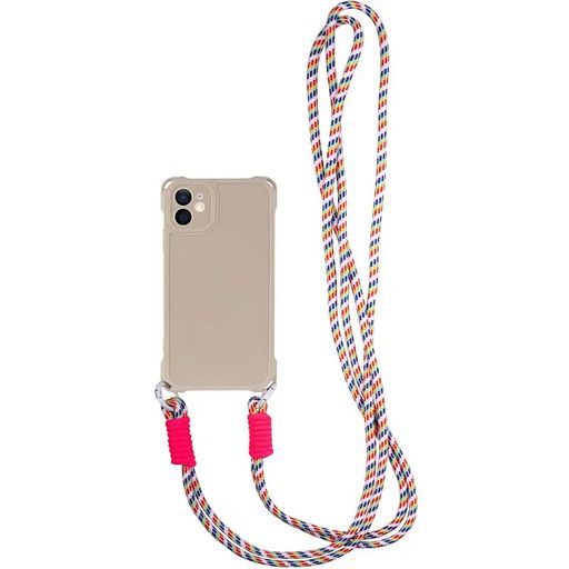 Чохол TPU CrossBody with straps для Apple iPhone 11 (6.1") (Antique White)