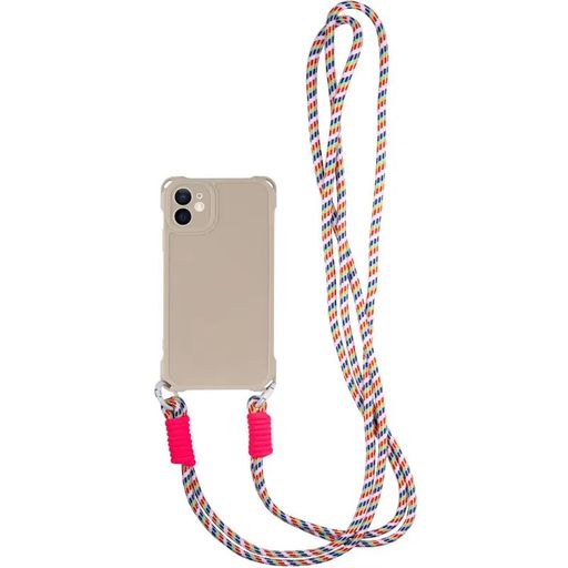 Чохол TPU CrossBody with straps для Apple iPhone 12 (6.1") (Antique White)