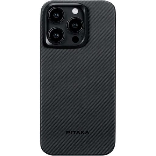 Чехол Pitaka MagEZ Case 4 Twill 600D Black/Grey for iPhone 15 Pro Max (KI1501PMA)