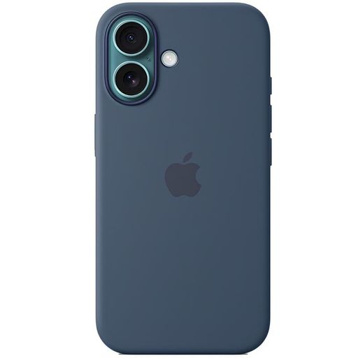 Чохол Silicone Case with MagSafe iPhone 16 plus Denim copi