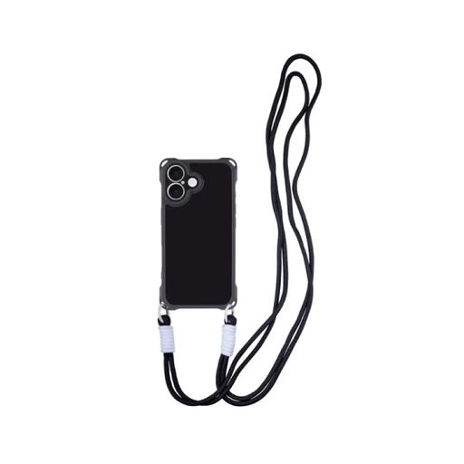 Чохол TPU CrossBody with straps для Apple iPhone 16 Plus (6.7") (Black)
