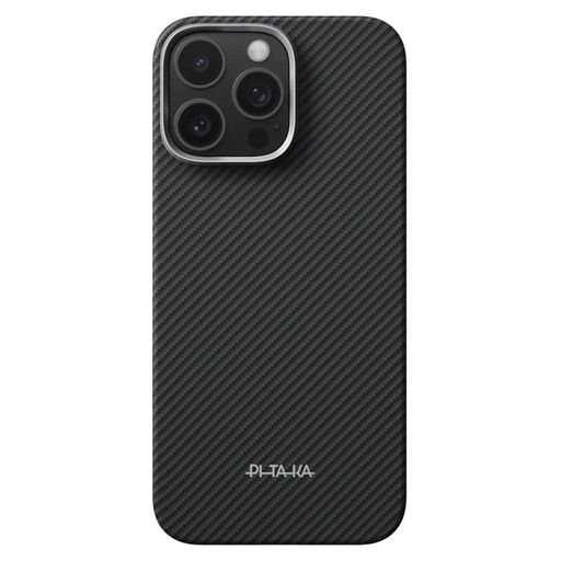 Чохол Pitaka Ultra-Slim Case Classic Twill 600D Black/Grey PitaTap for iPhone 16 Pro (KI1602PA)