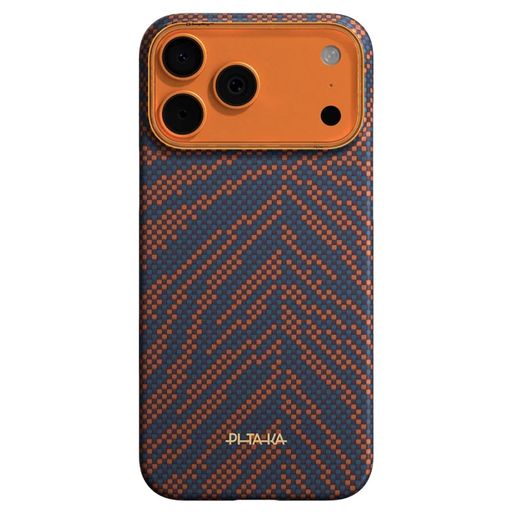 Чохол Pitaka Edge Ultra-Slim Breath of Veins Burning Orange for iPhone 17 Pro Max (BV1701PM)