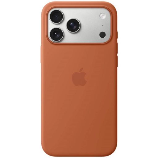 Чохол Silicone Case with MagSafe + Button iPhone 18 Pro Max Coffee