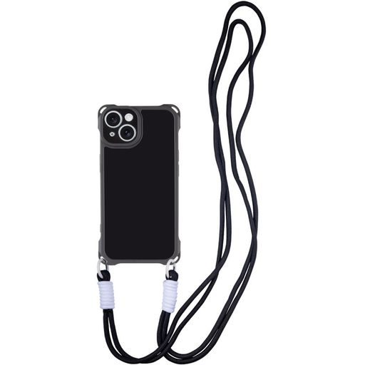 Чохол TPU CrossBody with straps для Apple iPhone 15 (6.1") (Black)