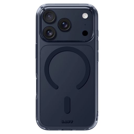 Чохол LAUT CRYSTAL FLURO for iPhone 17 Pro - Clear Midnight (L_IP25B_CF_BK)