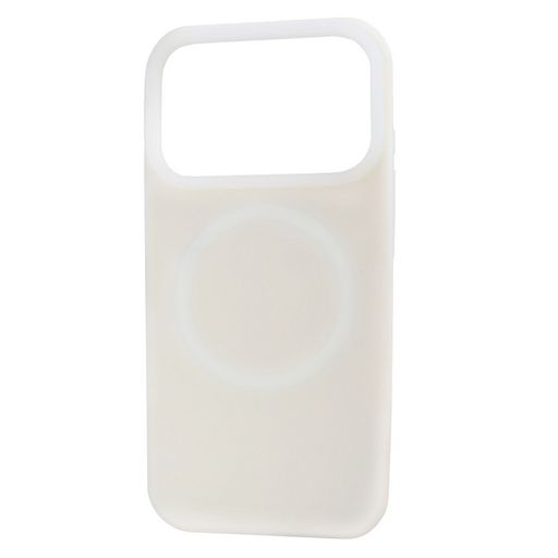 Чохол Neon Silicone Case MagSafe (iPhone 17 Pro – Antique White)