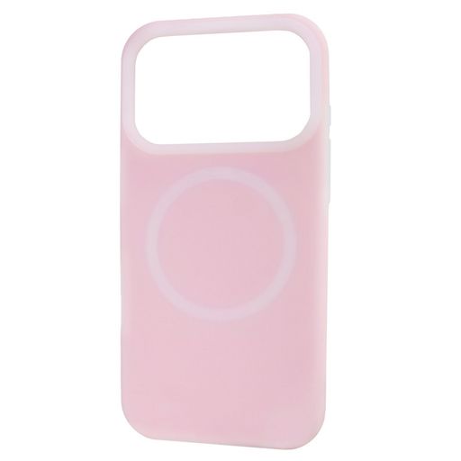 Чохол Neon Silicone Case MagSafe (iPhone 17 Pro – Light Pink)