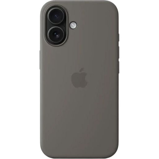 Чохол Silicone Case with MagSafe + Button iPhone 17 Stone Grey