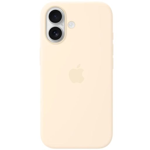 Чохол Silicone Case with MagSafe + Button iPhone 17 Vanilla