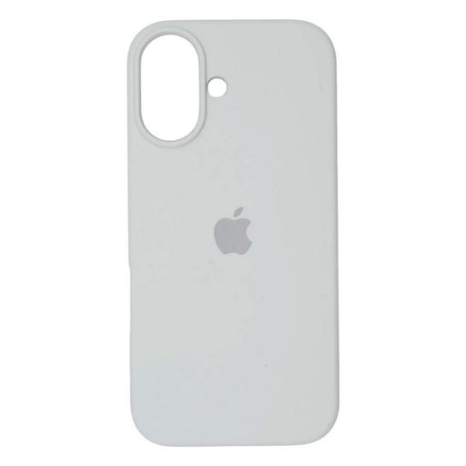 Чехол Silicone Case with MagSafe + Button iPhone 17 White