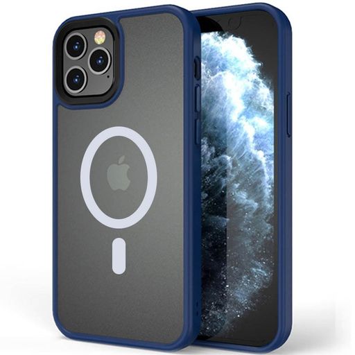 Чохол TPU+PC Metal Buttons with MagSafe iPhone 12 Pro Max (6.7") - blue