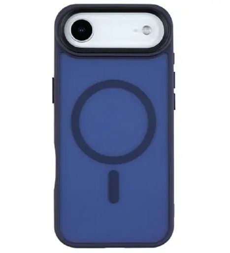 Чохол TPU+PC Metal Buttons with MagSafe iPhone 17 Air (6.5") (Синій / Navy Blue)