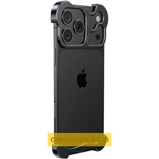 Чехол Minimalist Metal Bumper для Apple iPhone 17 Air (6.5") (Black)