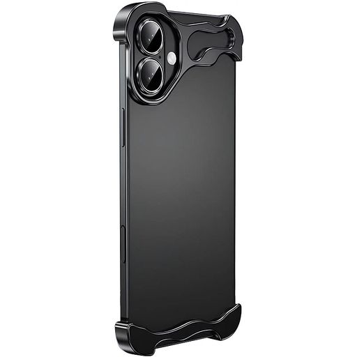 Чехол Minimalist Metal Bumper для Apple iPhone 17 (6.3") (Black)