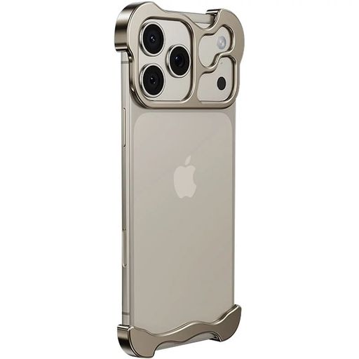 Чохол Minimalist Metal Bumper для Apple iPhone 17 Pro (6.3") (Titanium Gray)