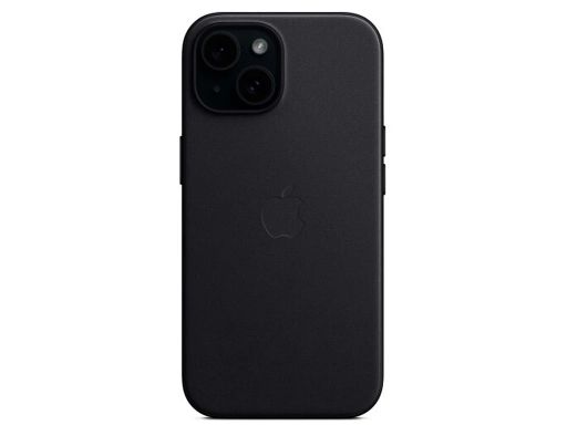 Чохол Leather Case with MagSafe iPhone 15 Black