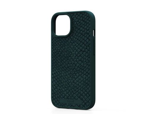 Чохол Njord Salmon Leather MagSafe Case Dark Green for iPhone 15 (NA51SL02)
