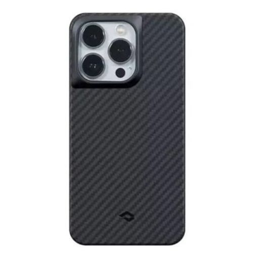 Чохол Pitaka MagEZ Case 3 Pro Twill Black/Grey for iPhone 14 Pro (KI1401PP)