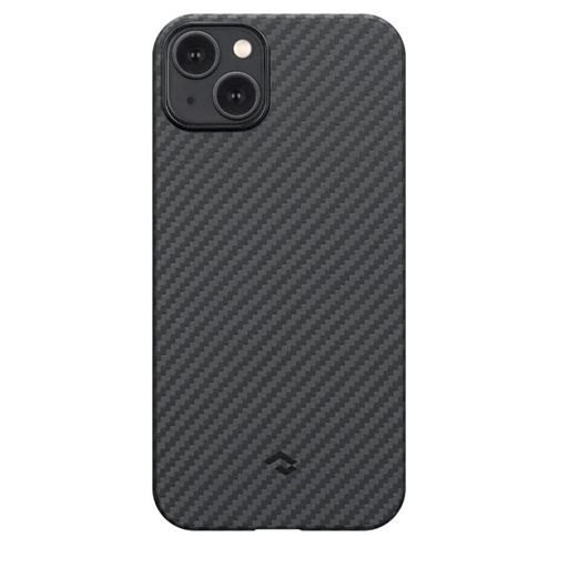 Чохол Pitaka MagEZ Case 4 Twill 1500D Black/Grey for iPhone 15 (KI1501)