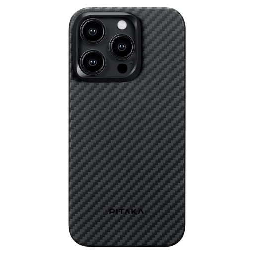 Чохол Pitaka MagEZ Case 4 Twill 1500D Black/Grey for iPhone 15 Pro (KI1501P)