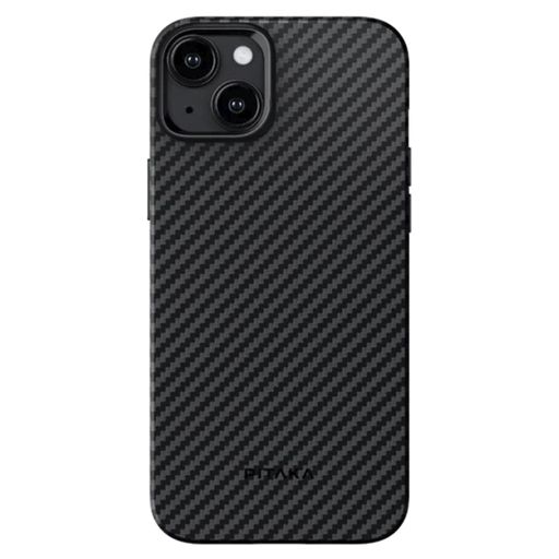 Чохол Pitaka MagEZ Case Pro 4 Twill 1500D Black/Grey for iPhone 15 (KI1501MMP)
