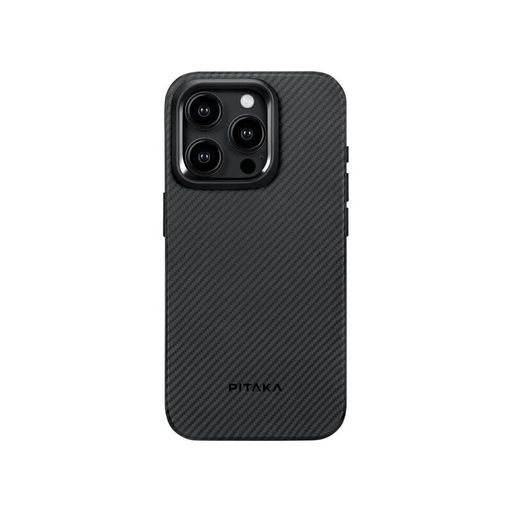 Чехол Pitaka MagEZ Case Pro 4 Twill 600D Black/Grey for iPhone 15 Pro (KI1501PPA)