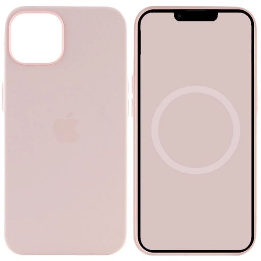 Чохол silicone Case Animation with magsafe 13 Chalk Pink