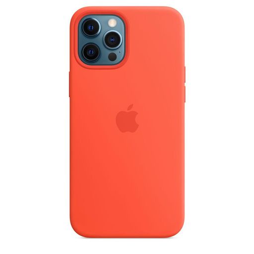 Чехол  silicone Case iphone 12 Pro Max Electric Orange