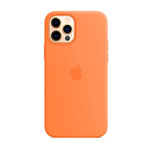Чехол silicone Case iPhone 12 Pro Max Kumquat