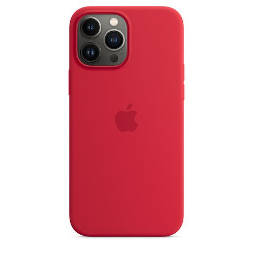 Чохол silicone Case with magsafe 13 Pro Max Red