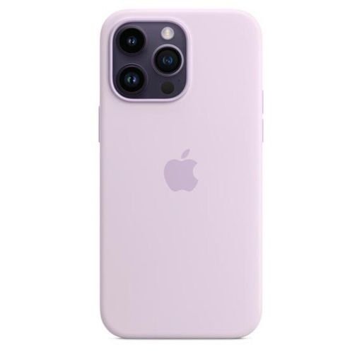Чохол silicone Case with MagSafe 14 Pro Max Lilac