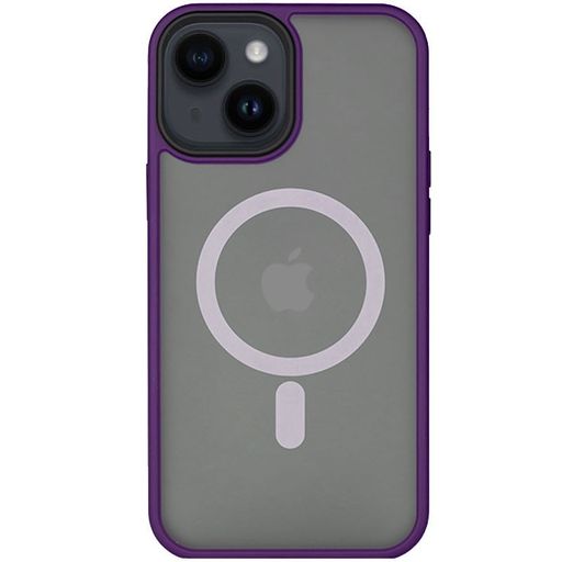 Чохол TPU+PC Metal Buttons with MagSafe 14 (6.1") - purple