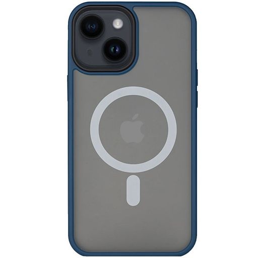 Чохол TPU+PC Metal Buttons with MagSafe 14 Plus (6.7") - blue