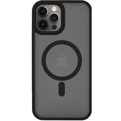 Чохол TPU+PC Metal Buttons with MagSafe 14 Pro (6.1") - black