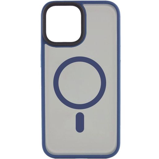 Чехол TPU+PC Metal Buttons with MagSafe iPhone 15 Pro Max (6.7) - blue