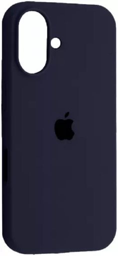 Чохол Silicone Case Full Protective (AA) для Apple iPhone 16 (6.1") (Темно-синій / Midnight blue)