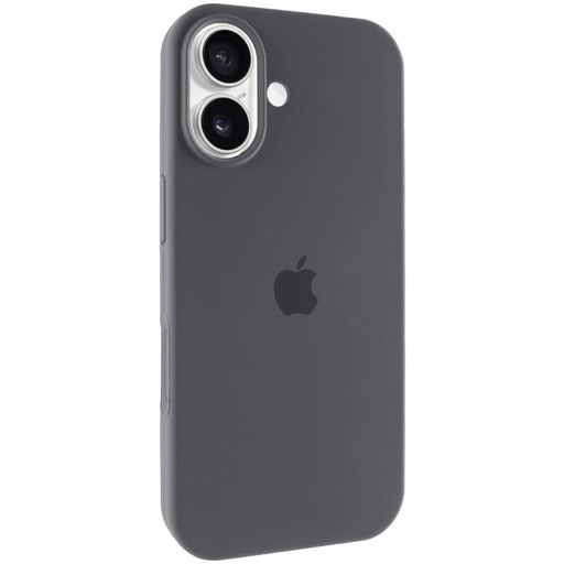 Чохол Silicone Case Full Protective (AA) для Apple iPhone 16 (6.1") (Сірий / Dark Gray)