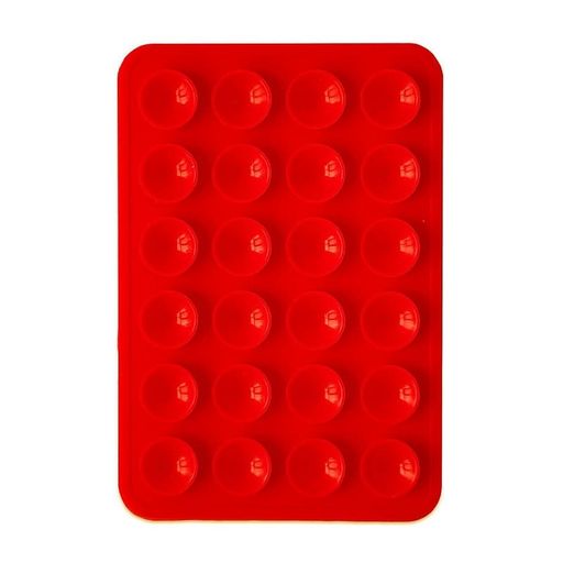 Тримач-присоска для телефону Velcro (Red)